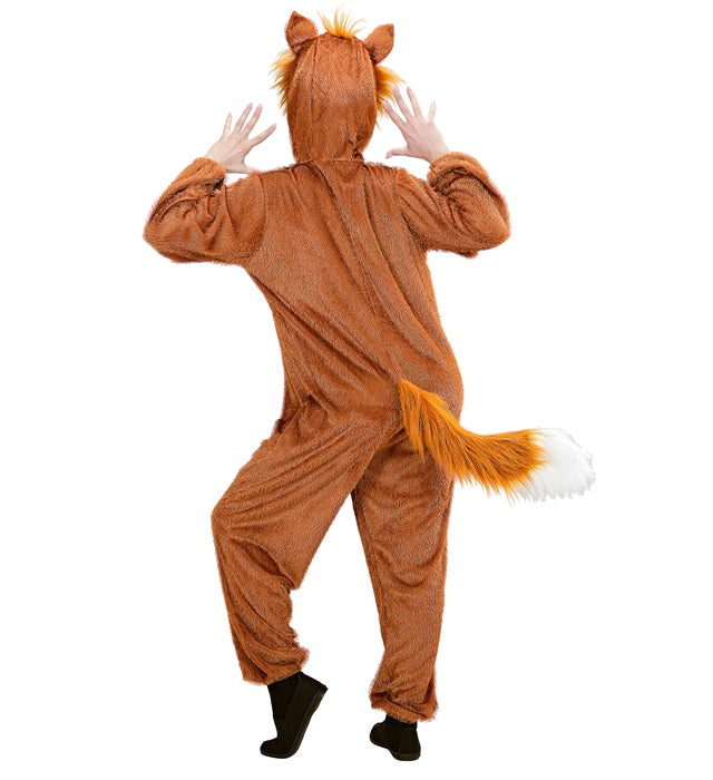 Fuchs Funny Overall mit Kapuze als Fasnachtskostüm