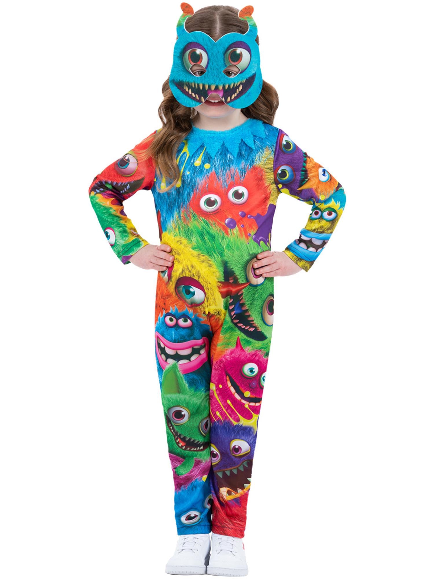 Smiffys Monster-Kostüm für Kinder mit Maske – Produktansicht