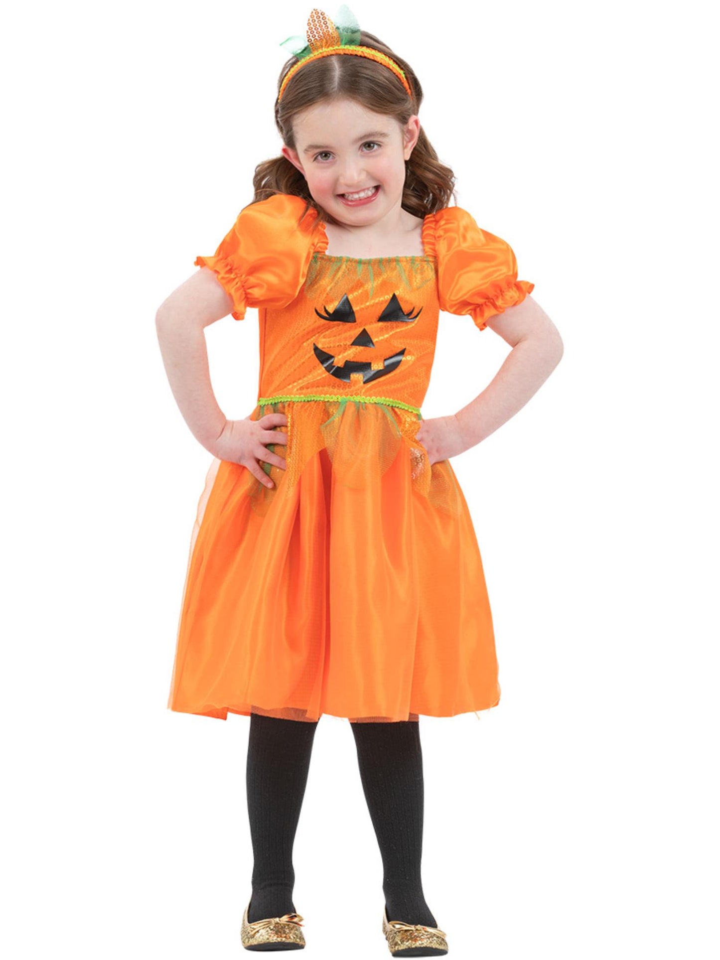 Smiffys Pumpkin Costume CS für Mädchen
