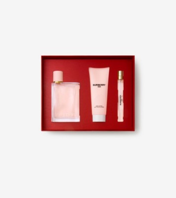 BURBERRY BURBERRY Her Set Eau de Parfum 100 ml Body Lotion 75 ml Eau de Parfum 10 ml Parfüm