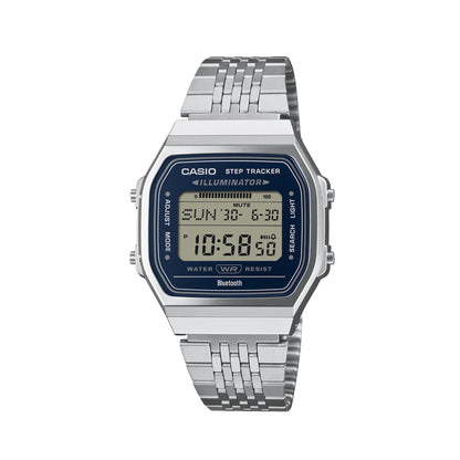 CASIO COLLECTION & VINTAGE CASIO Vintage ABL-100WE-2AEF Bluetooth-Uhr blau – Produktansicht
