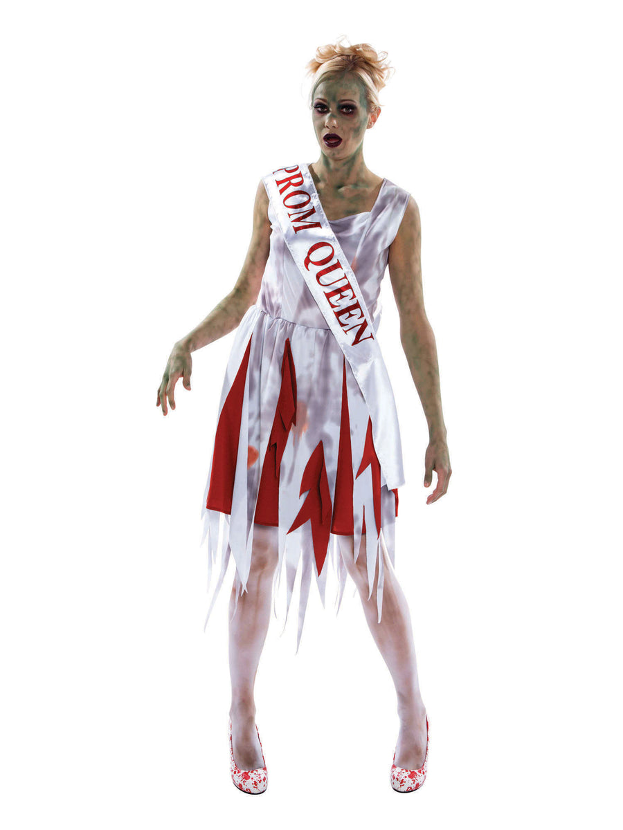 Rubies Horror Prom Queen Kostüm für Damen AC241 – Detailansicht