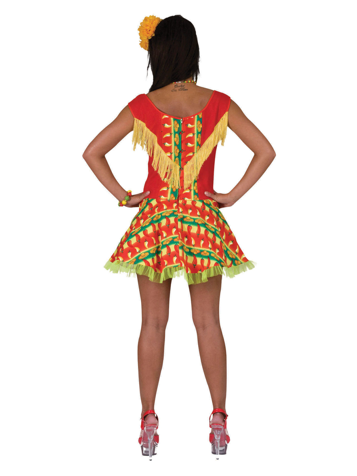 Rubies Mexican Lady Dress Kostüm für Damen – Detailansicht
