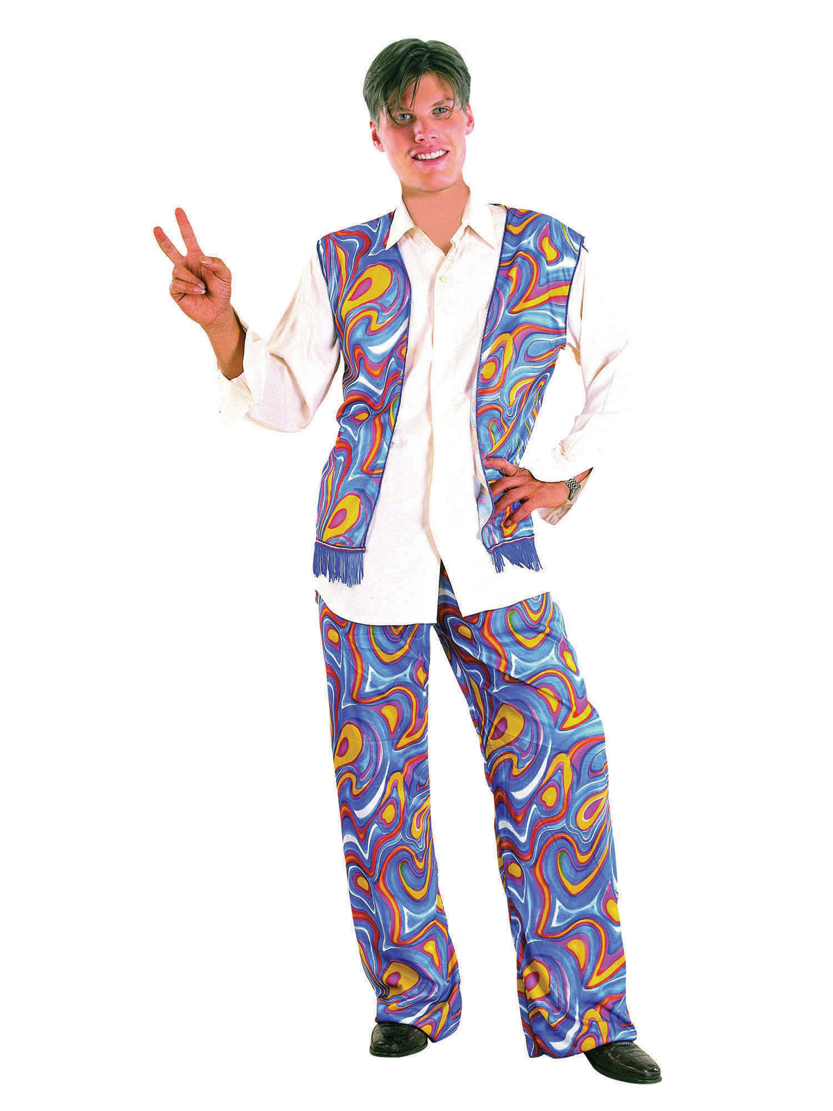 Rubies Flower-Power-HippyMan-Kostüm AC323 für Herren
