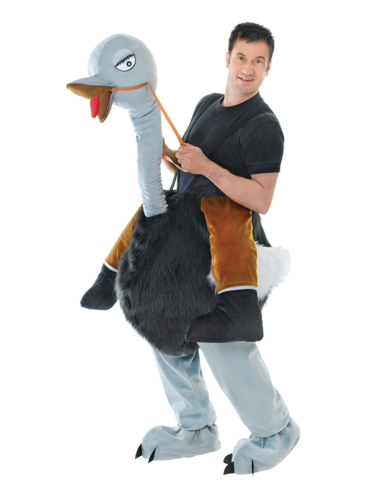 Rubies Step In Ostrich Costume Strauss-Kostüm für Erwachsene Unisex