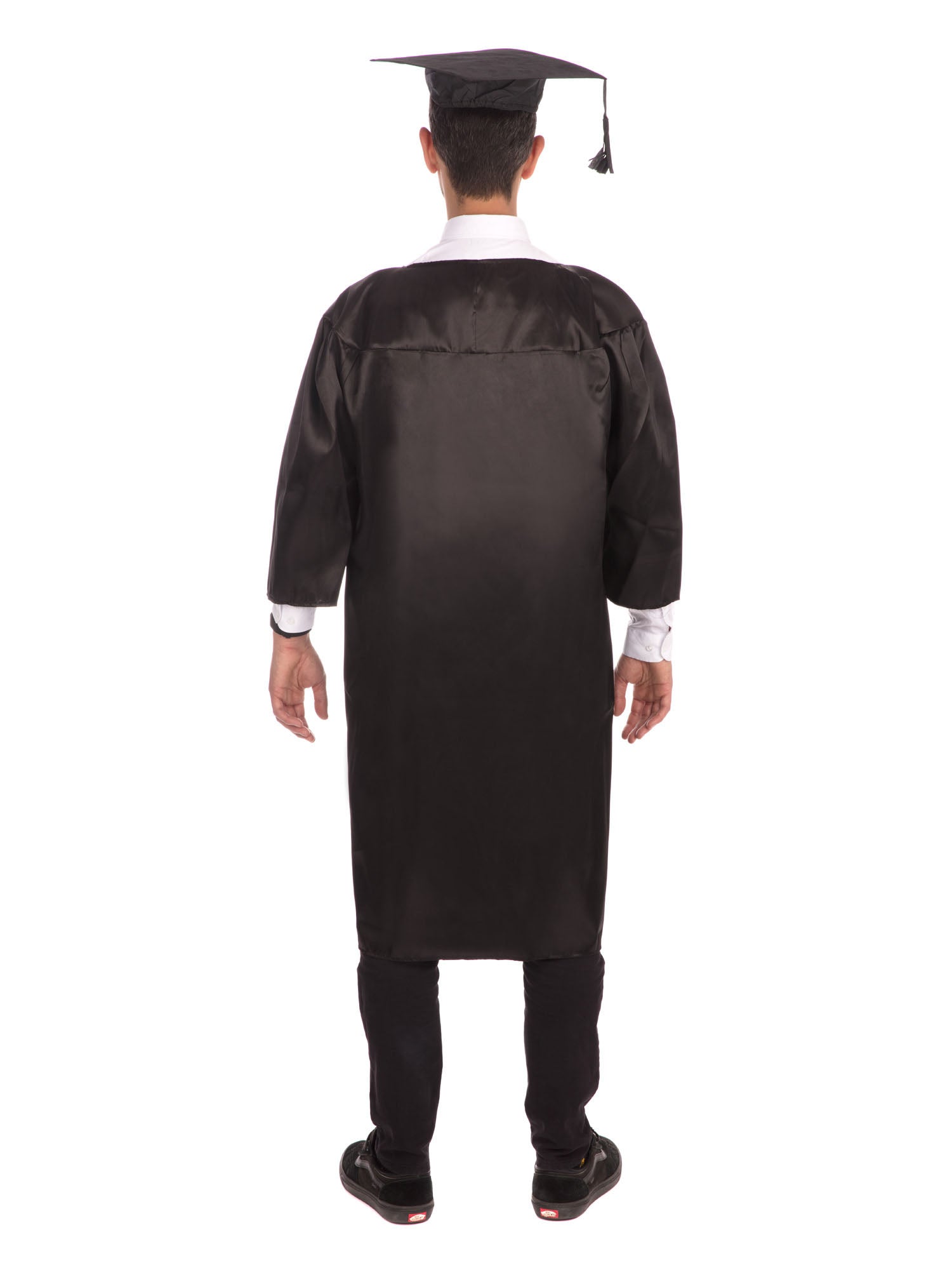 Rubies Graduation Robe Kostüm für Erwachsene mit Hut – Detailansicht
