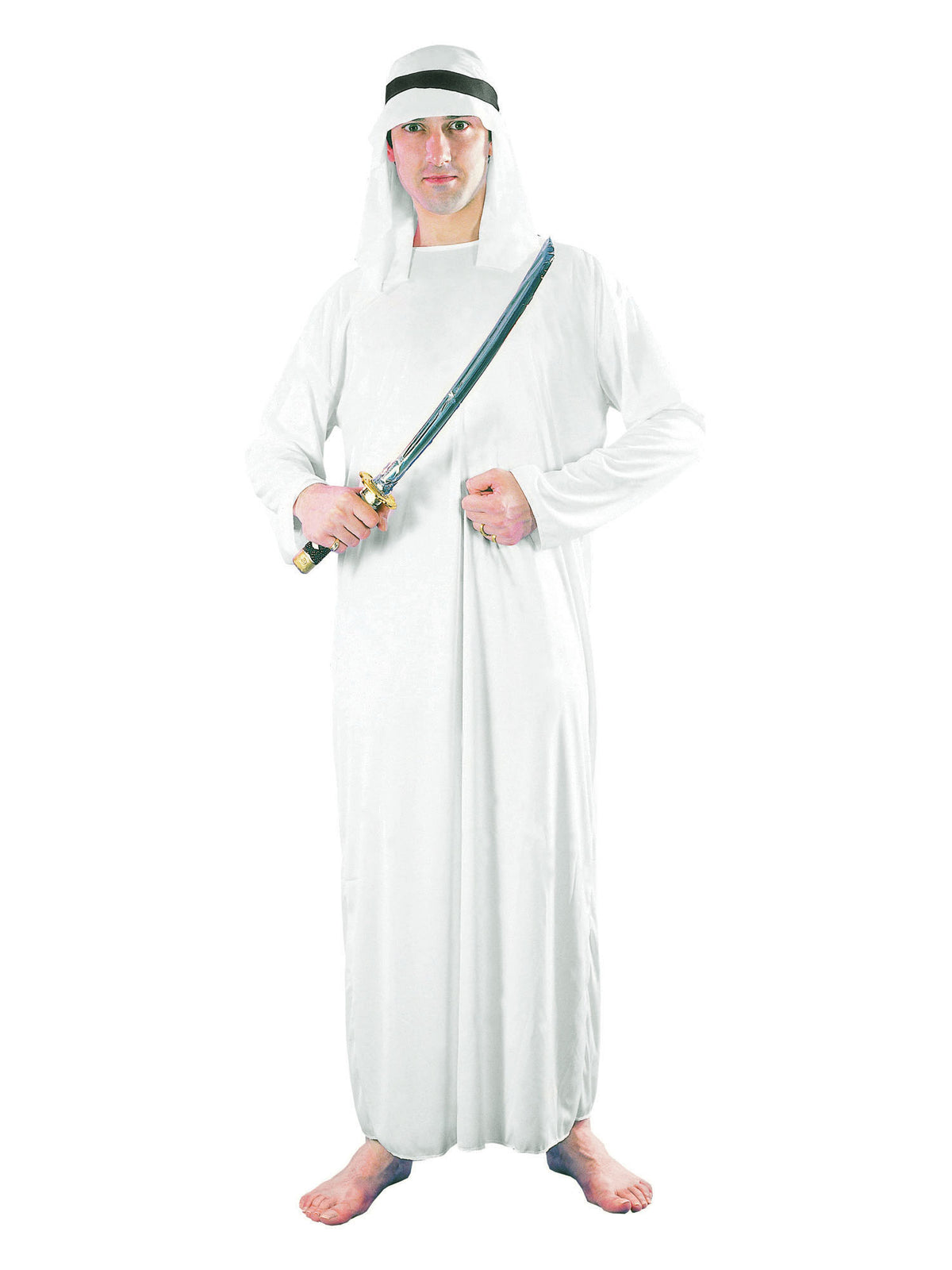 Rubies Arab Sheik Kostüm für Erwachsene mit Robe und Headpiece
