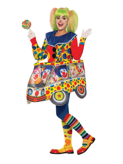 Rubies Clown Car Step-In-Kostüm für Erwachsene mit Hemd und Step-In Car – Detailansicht