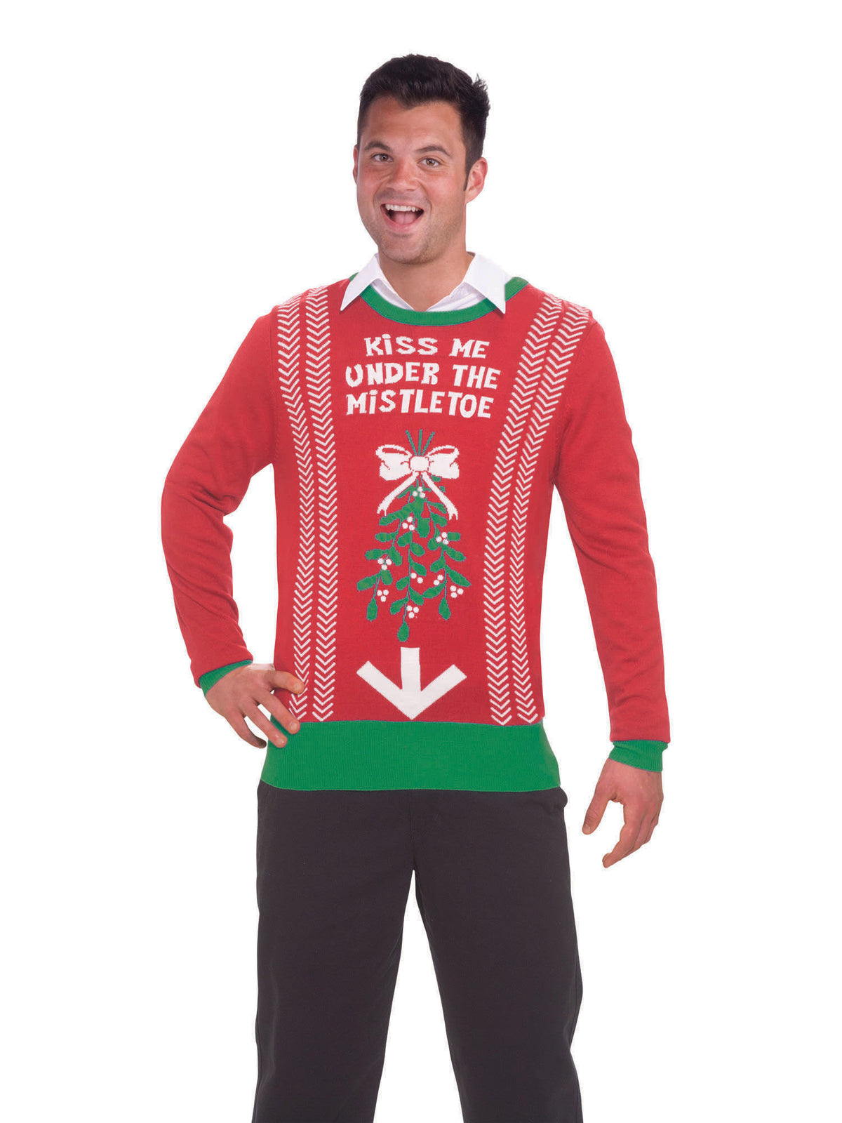 Rubies Mistletoe Sweater Kostüm für Erwachsene für Herren