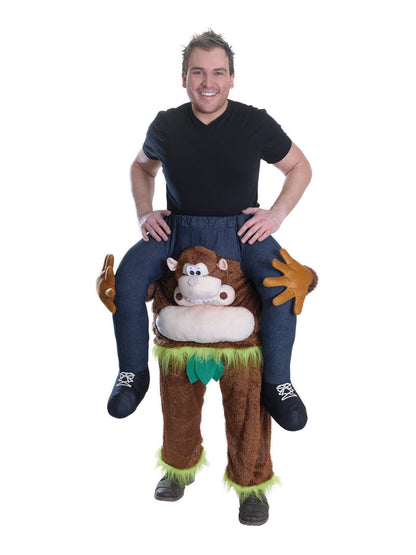 Rubies Piggy Back Monkey Kostüm für Erwachsene – Produktansicht