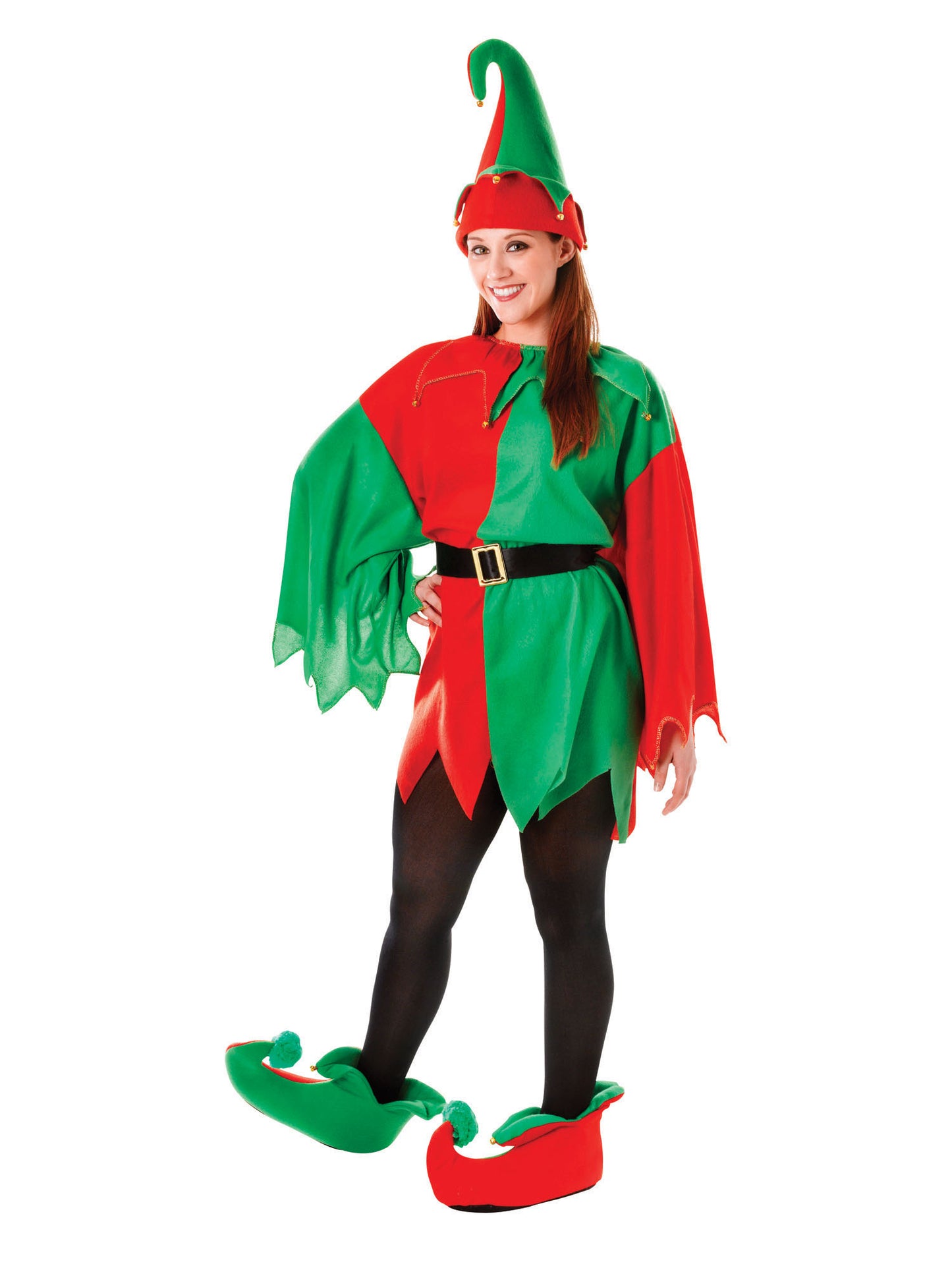 Rubies Elf Santa's Helper Kostüm für Erwachsene AC861 – Rückansicht