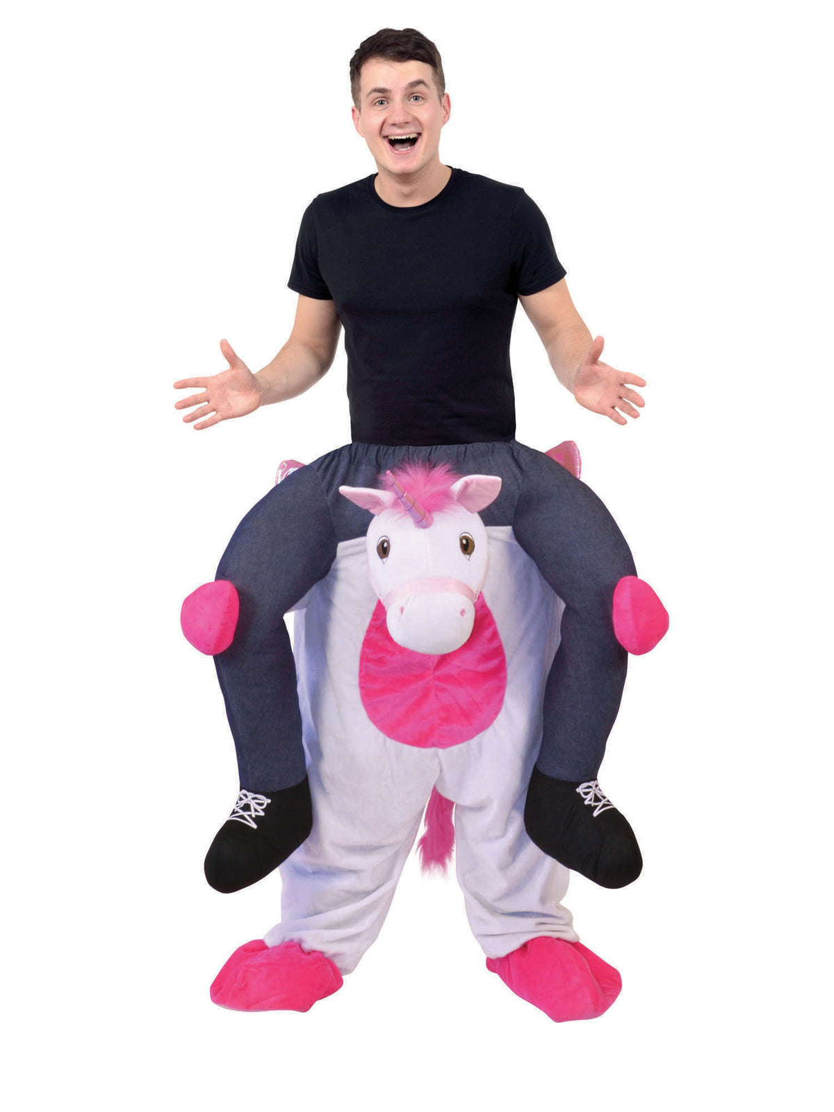 Rubies Piggy Back Unicorn Costume *** Kostüm für Erwachsene für Unisex