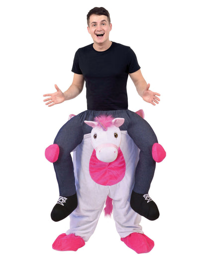 Rubies Piggy Back Unicorn Costume *** Kostüm für Erwachsene für Unisex