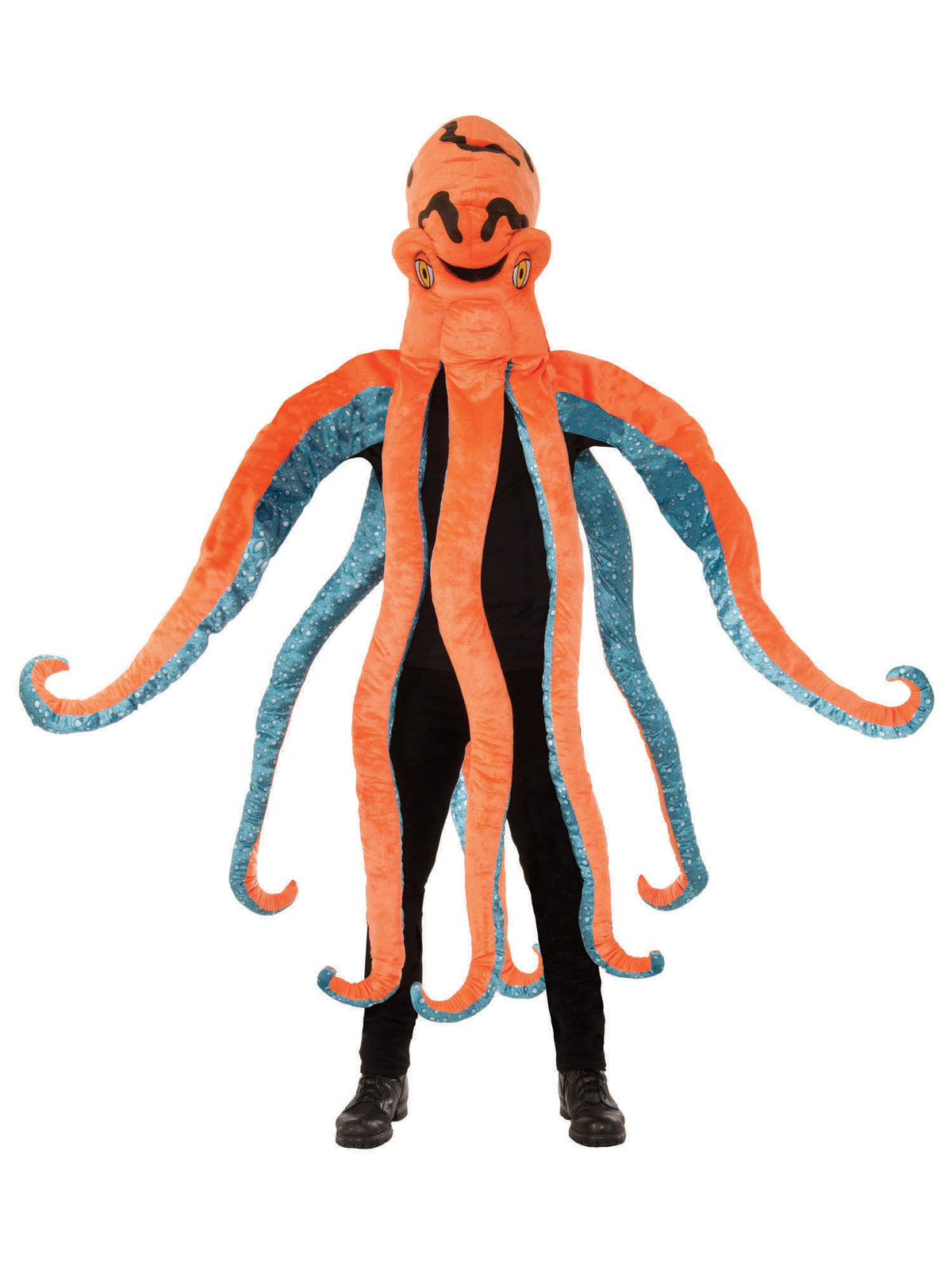 Rubies Octopus Big Head Costume Kostüm für Erwachsene im Oktopus-Design
