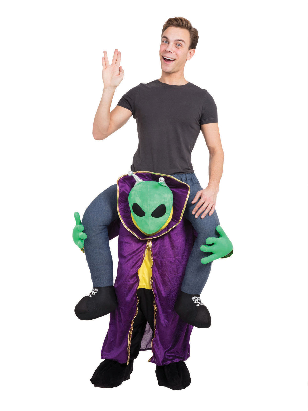 Rubies Alien Piggy Back Kostüm für Erwachsene Unisex – Produktansicht