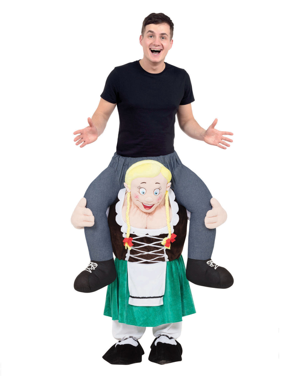 Rubies Bavarian Lady Piggy Back Costume *** Kostüm für Erwachsene für Unisex