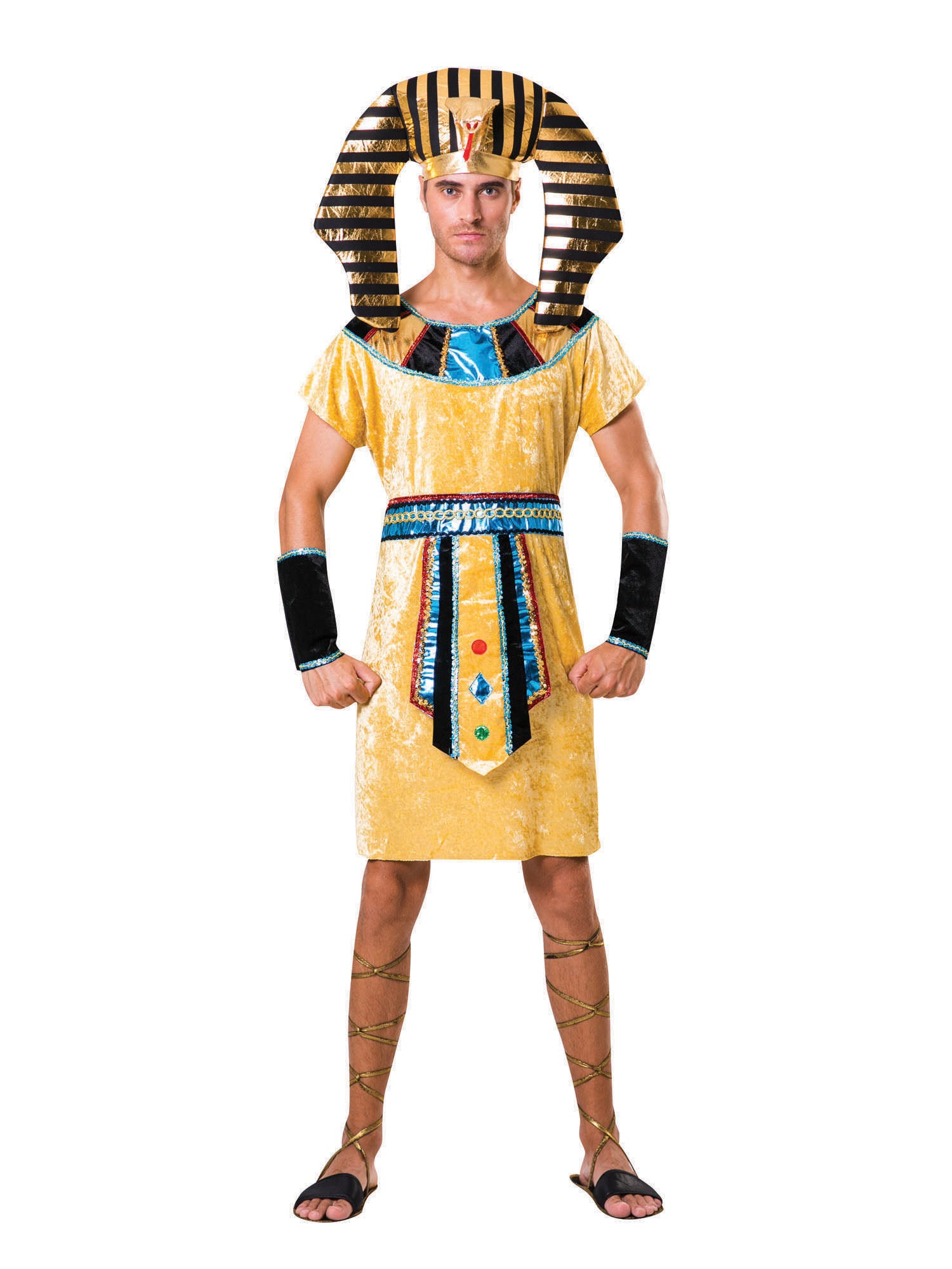 Rubies Pharaoh Kostüm für Herren mit Robe und Headpiece