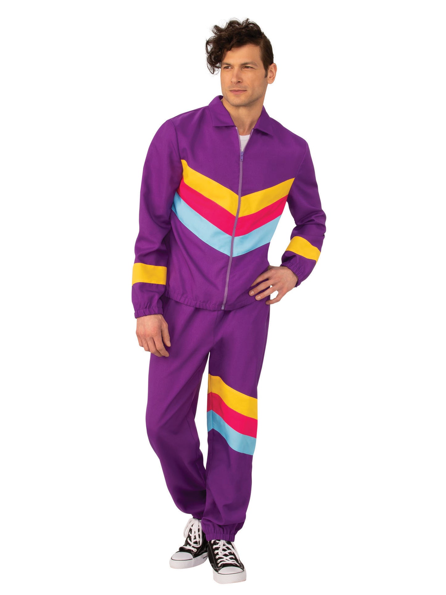 Rubies Shell Suit Kostüm für Herren mit Jacke und Hose – Produktansicht