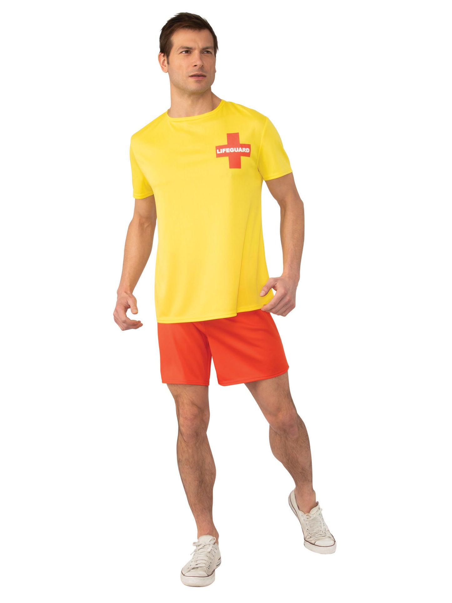 Rubies Lifeguard Kostüm für Erwachsene mit Shirt und Shorts – Produktansicht