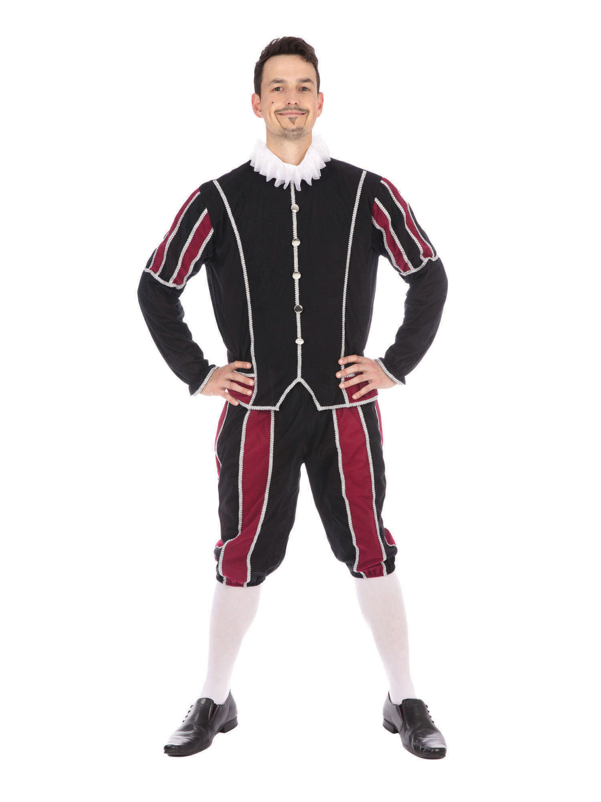 Rubies Edmund Tudor Kostüm für Herren mit Top und Hose – Detailansicht