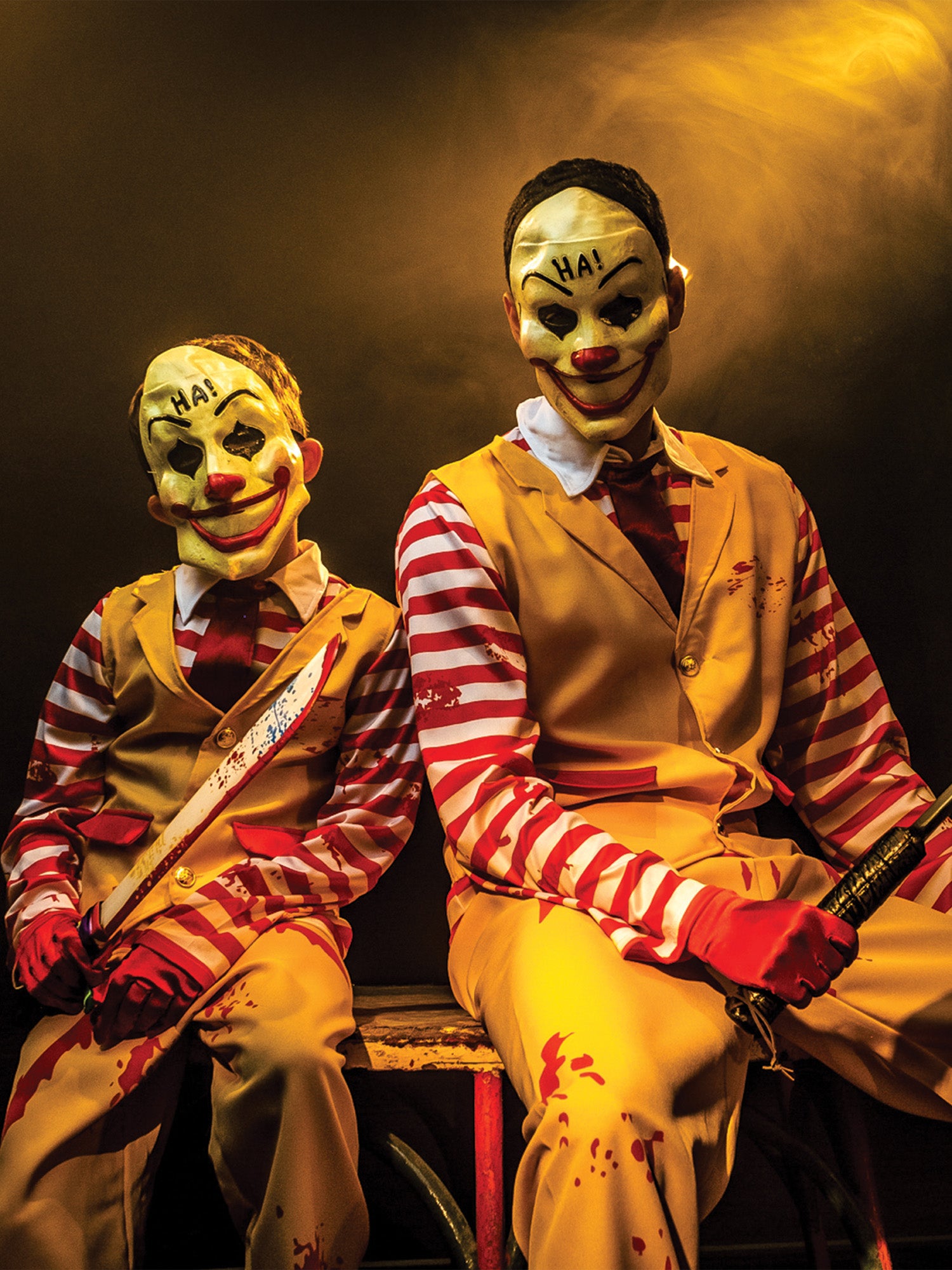 Rubies Dapper Clown Kostüm für Herren – Seitenansicht