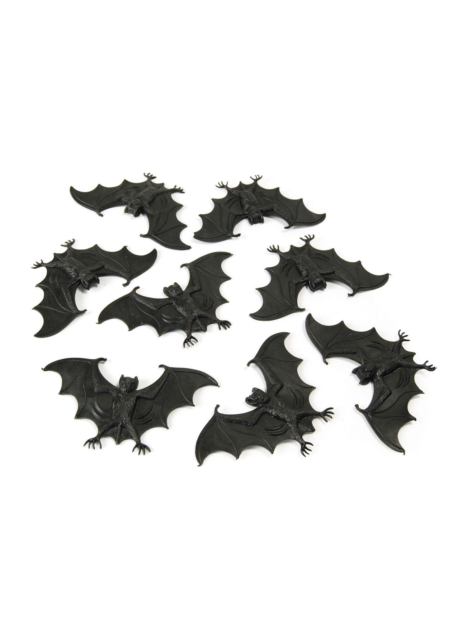 Rubies Scary Creatures Fledermäuse 8 Stück Partydekoration – Produktansicht
