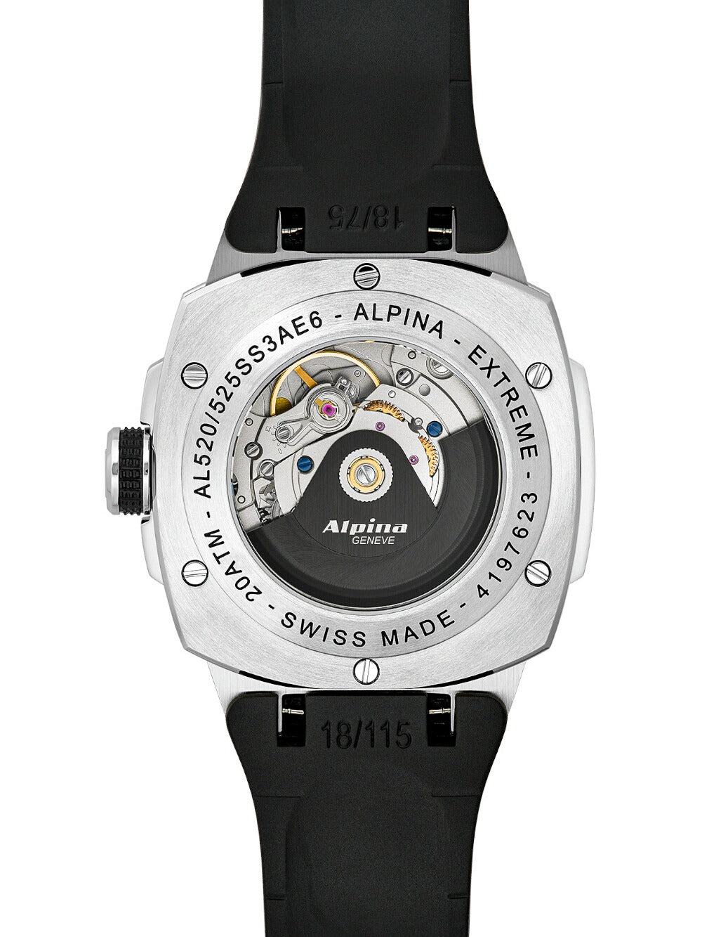 Alpina AL-525BRG3AE6 Automatikuhr – Seitenansicht