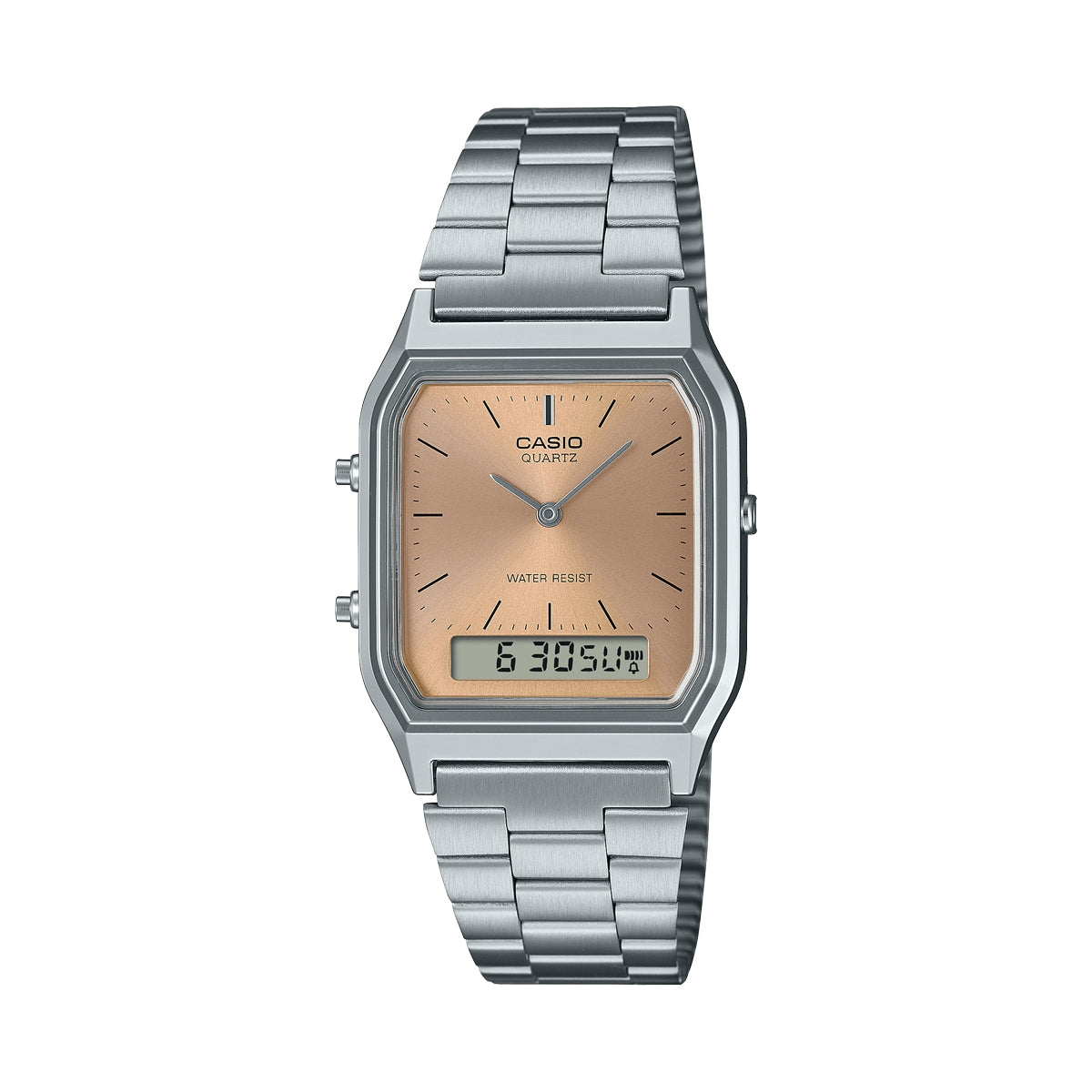 CASIO VINTAGE Mod. EDGY COLLECTION SUNRAY DIAL - PINK COPPER