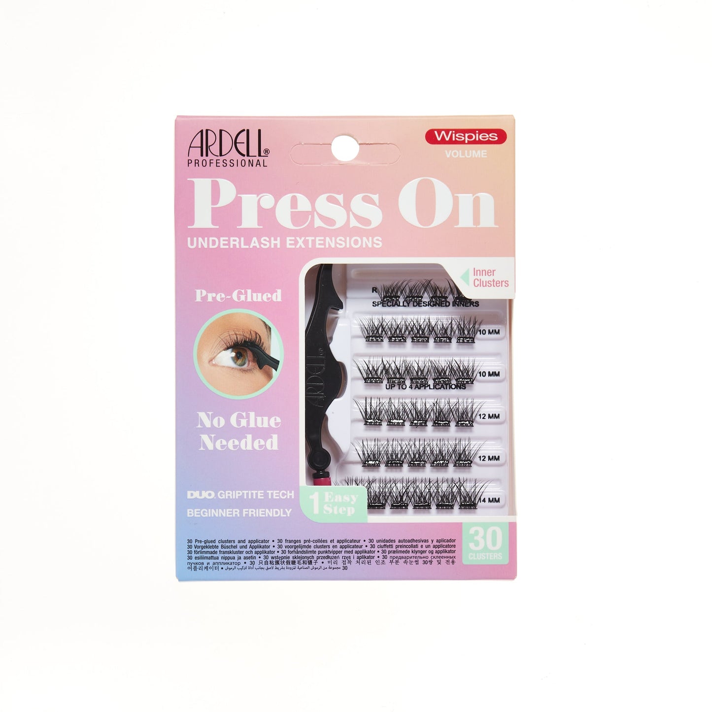 ARDELL Ardell Press On Pre-Glued Underlash Extensions Wispies Volume 30 U Kosmetik