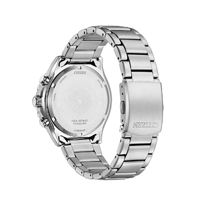 CITIZEN AT2560-84L Armbanduhr mit Edelstahlarmband – Seitenansicht