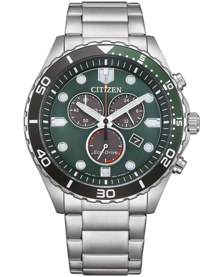 CITIZEN AT2561-81X Eco-Drive Chronograph Herrenuhr – Produktansicht
