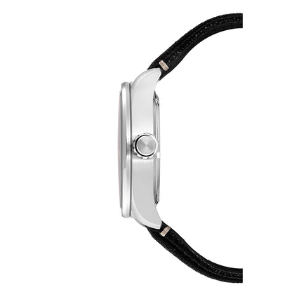CITIZEN AW5000-24E Armbanduhr mit braunem Armband – Detailansicht