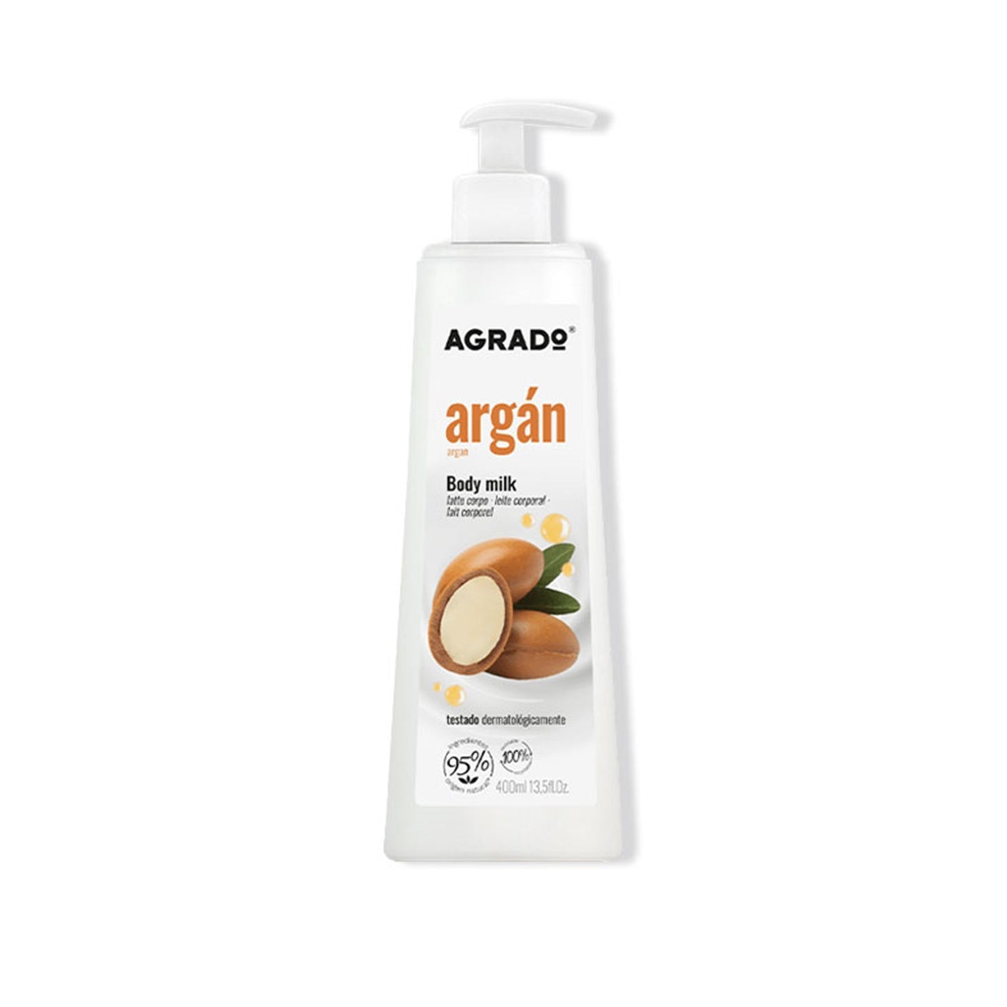AGRADO AGRADO Body Milk Argan 400 ml Körpermilch mit Arganöl Kosmetik