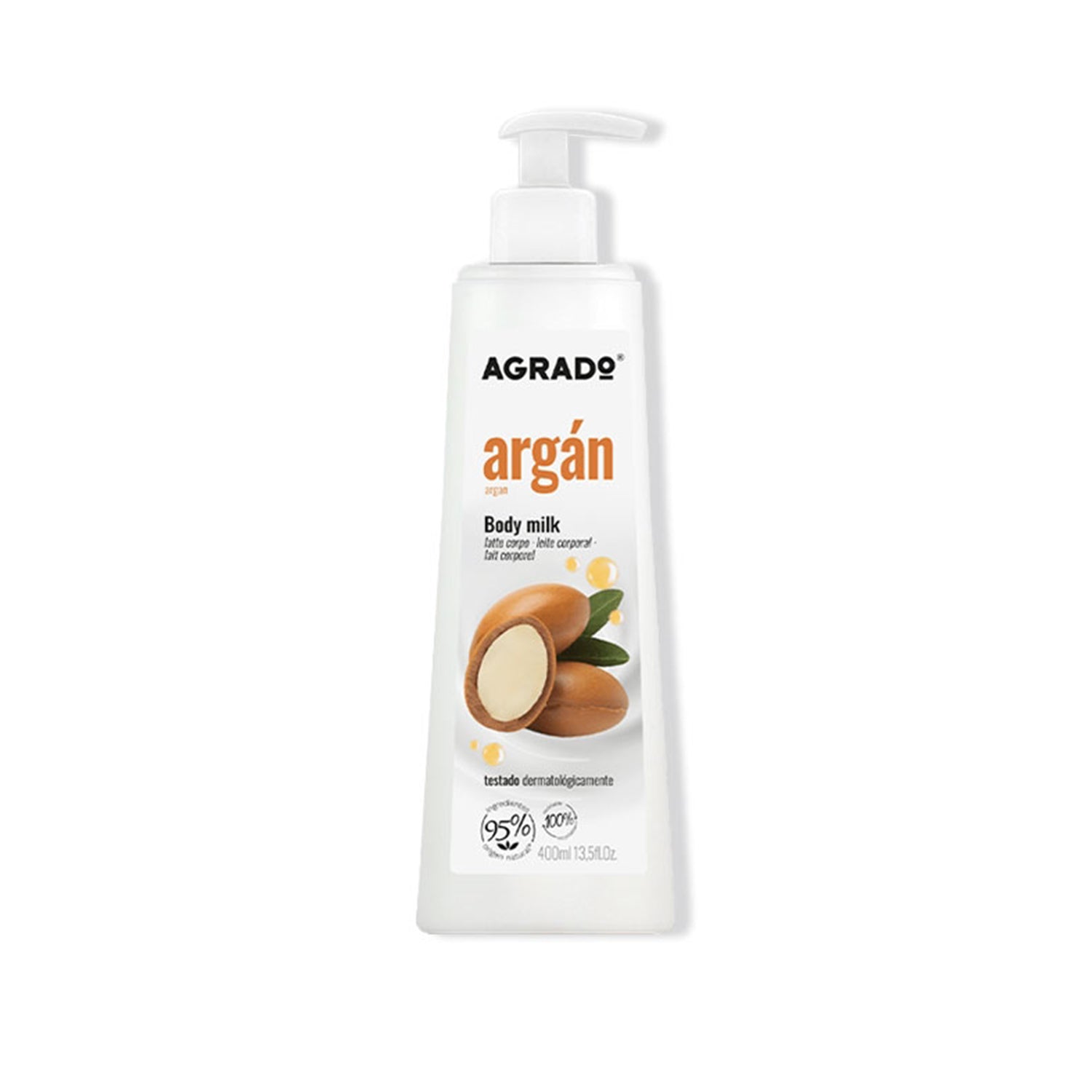AGRADO AGRADO Body Milk Argan 400 ml Körpermilch mit Arganöl Kosmetik