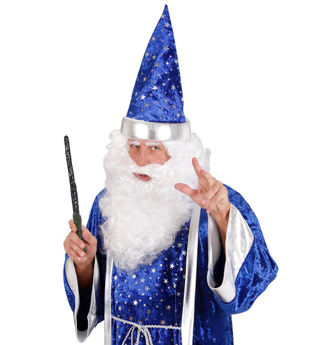 Weisser grosser Maxibart Weihnachtsmann oder Dumbledore etc