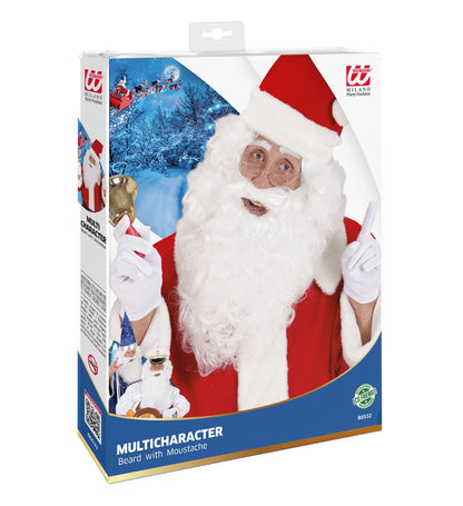 Weisser grosser Maxibart Weihnachtsmann oder Dumbledore etc