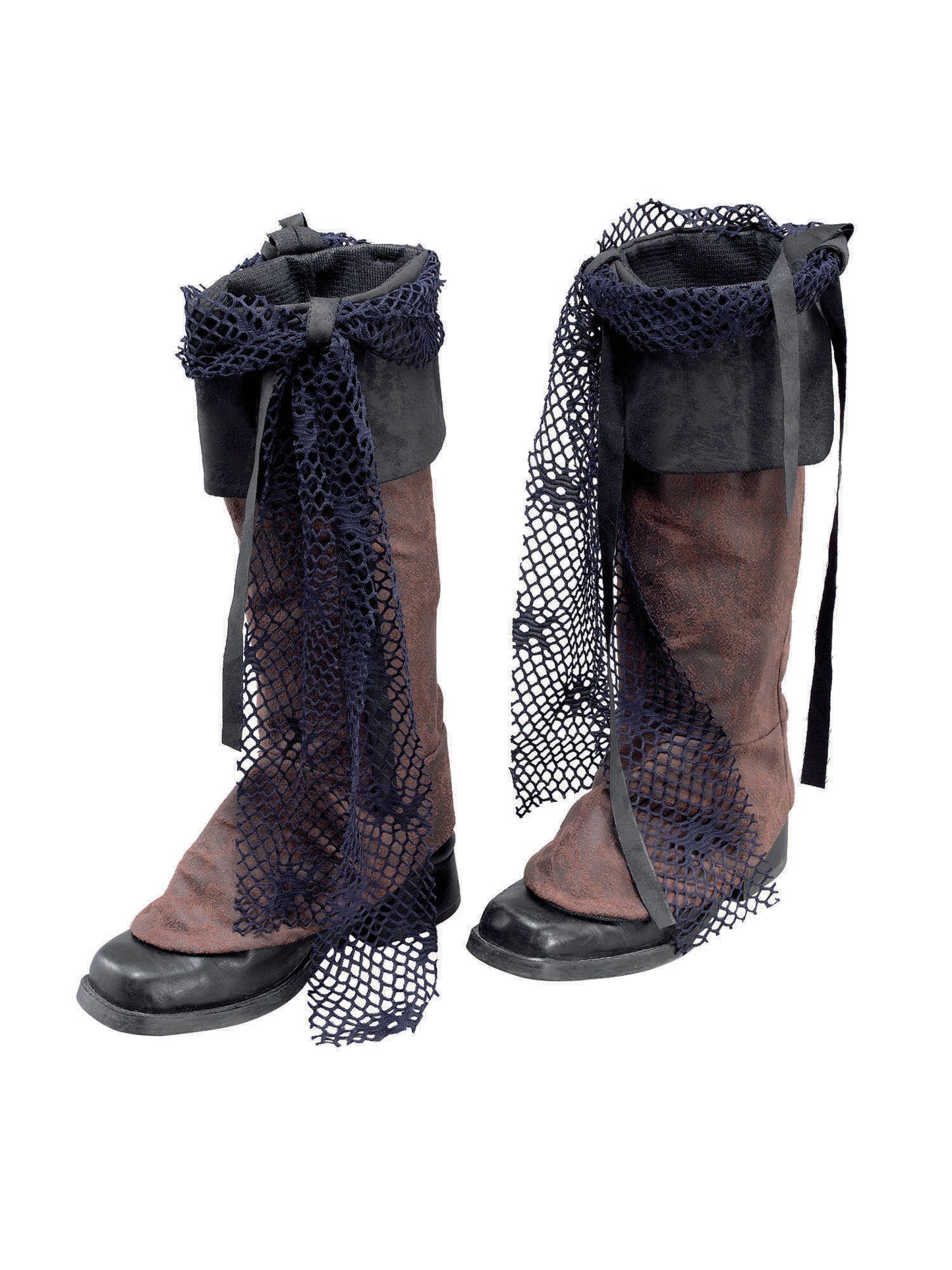 Rubies Rubies Pirate Boot Tops Brown Distress Footwear