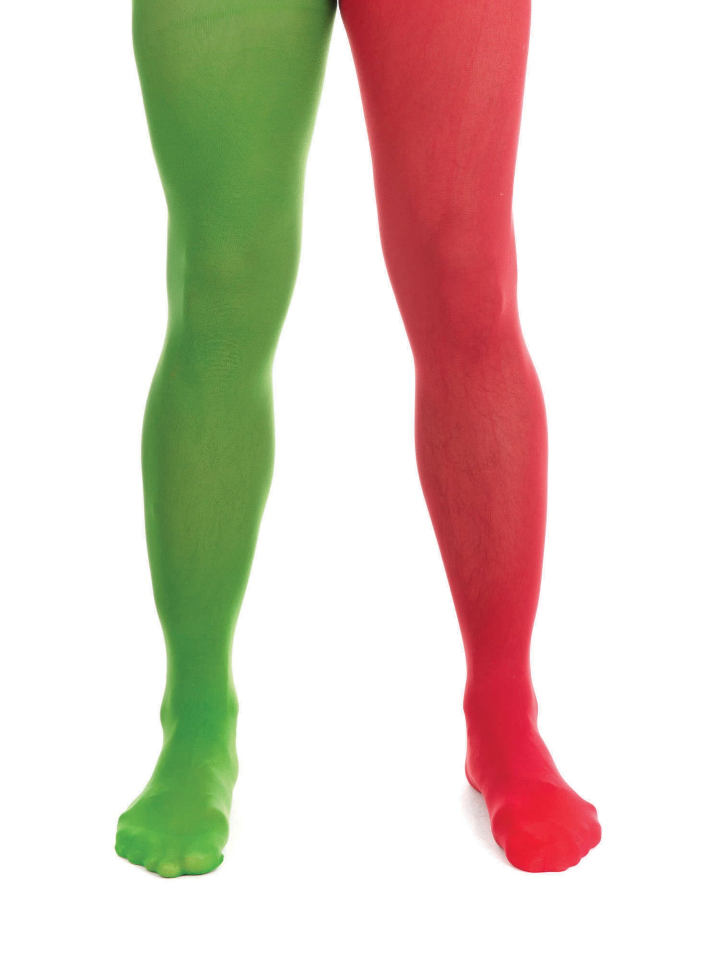 Rubies Elf Tights in Grün und Rot für Elfenkostüm