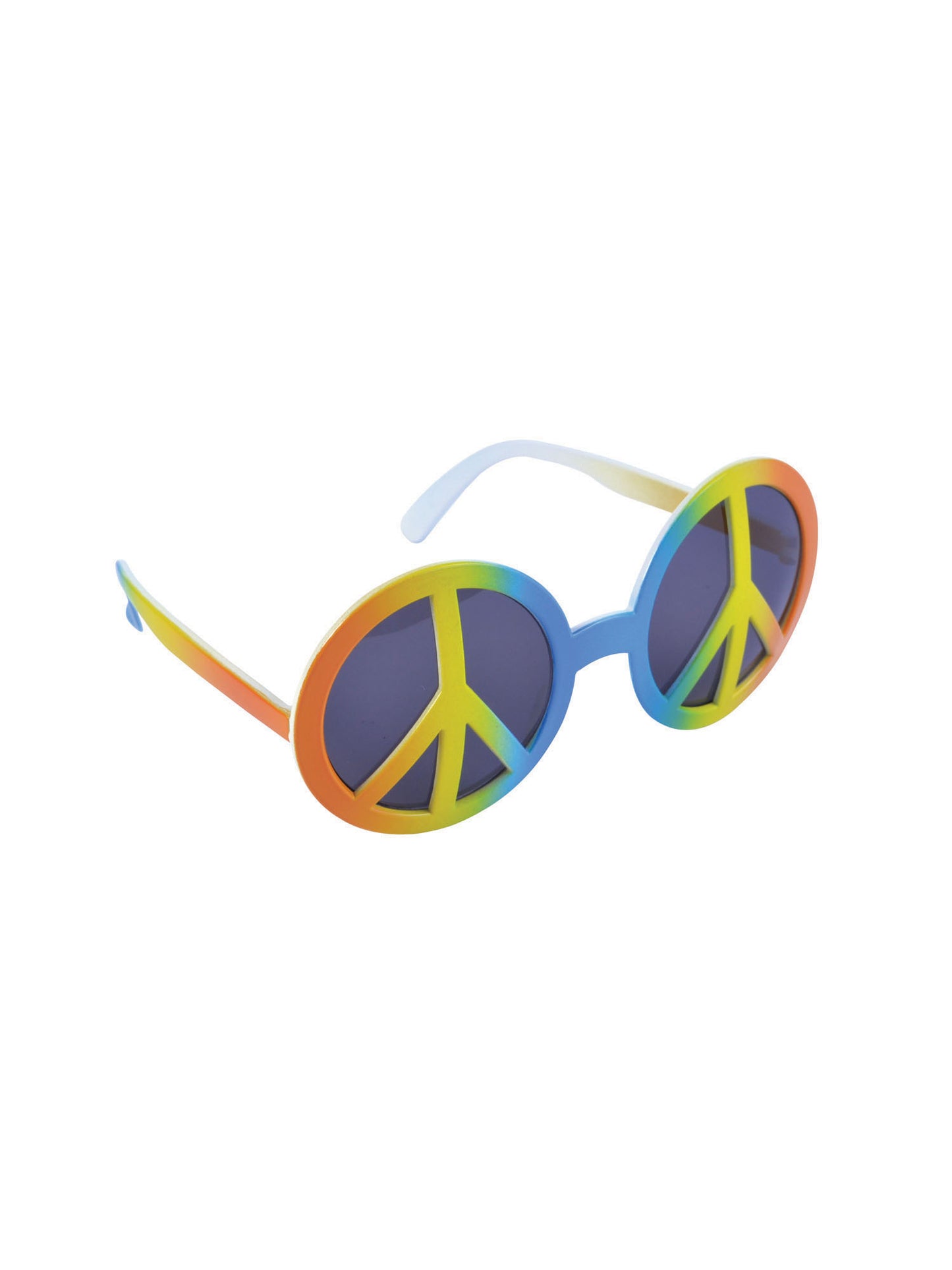 Rubies Peace Glasses Rainbow mit Regenbogen-Peace-Design