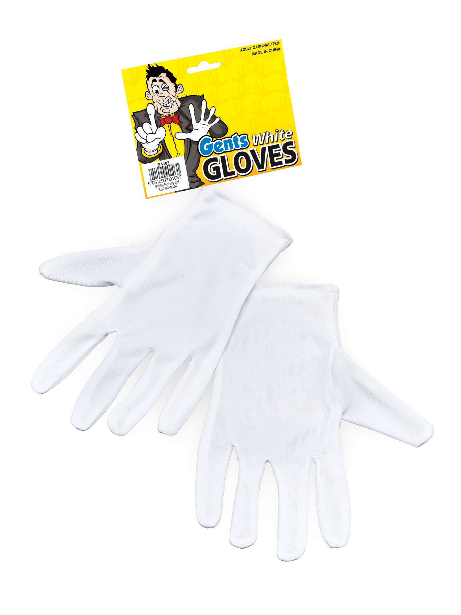 Rubies weisse Magierhandschuhe BA103