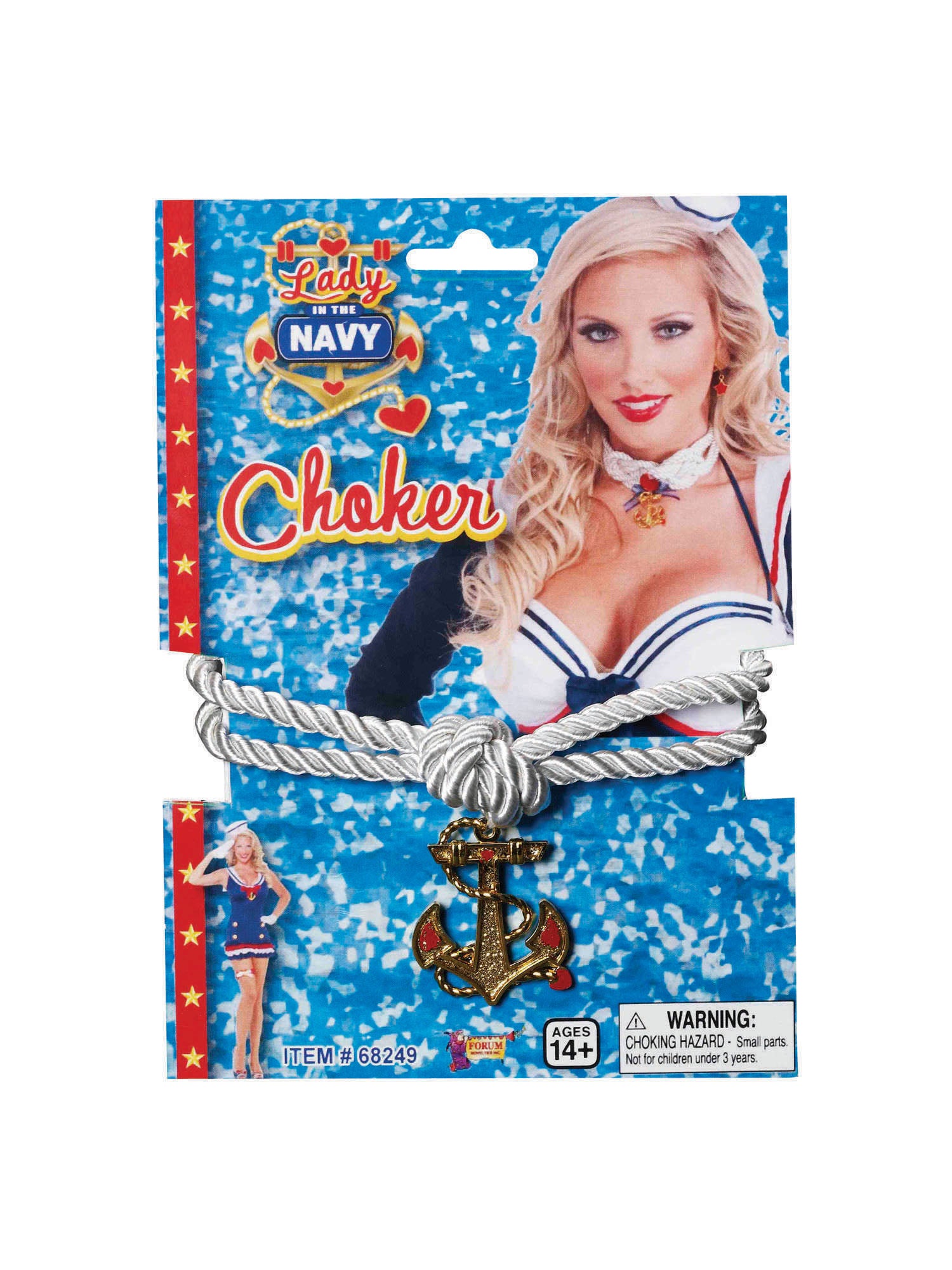 Rubies Lady in the Navy Choker-Schmuck BA1053