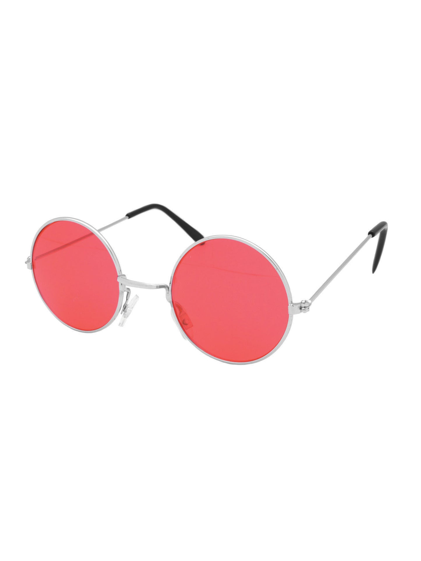 Rubies Rubies Lennon Glasses - Red/Silver Frame