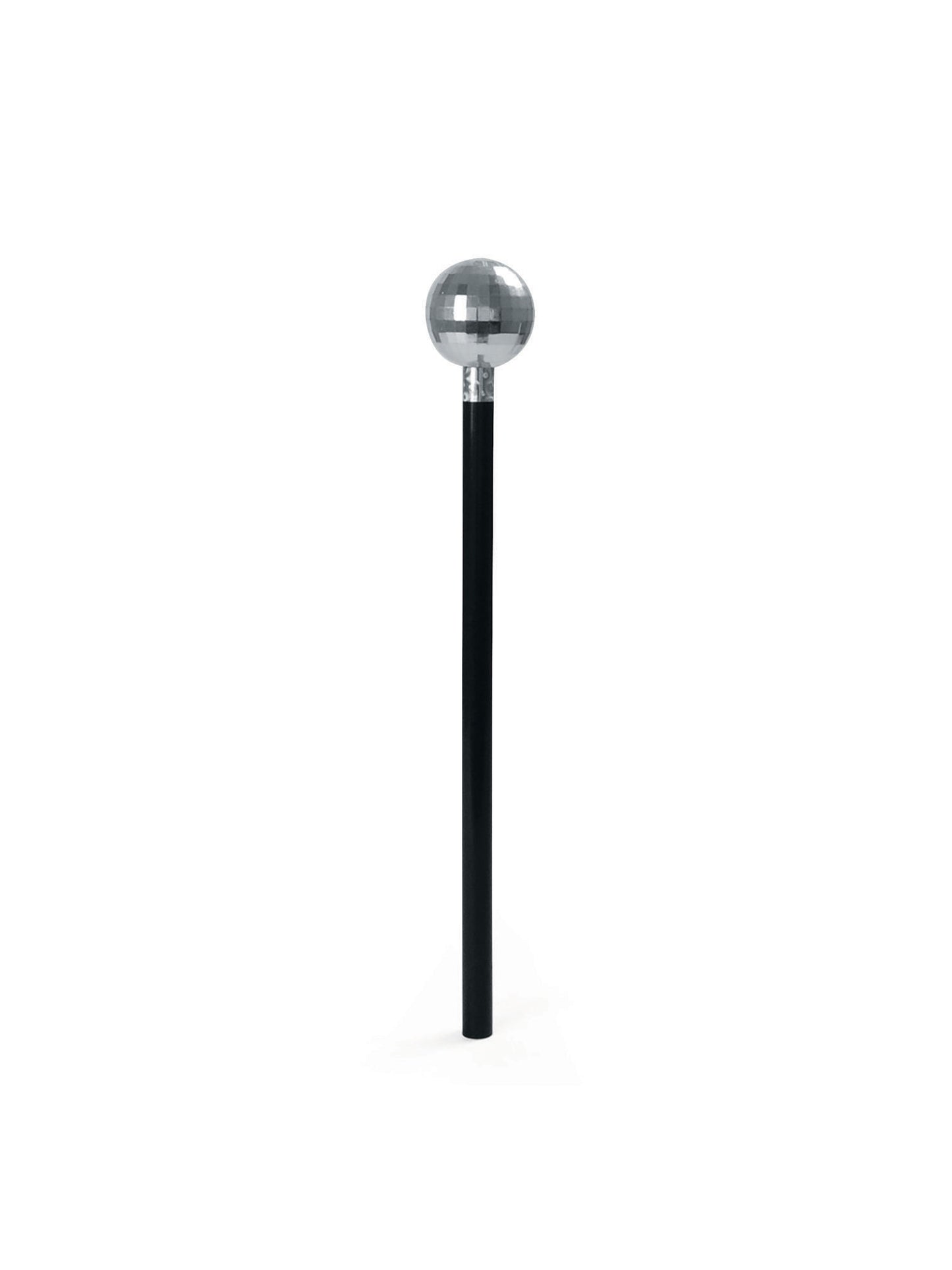 Rubies Rubies Mirror Ball Cane (Silver) Props