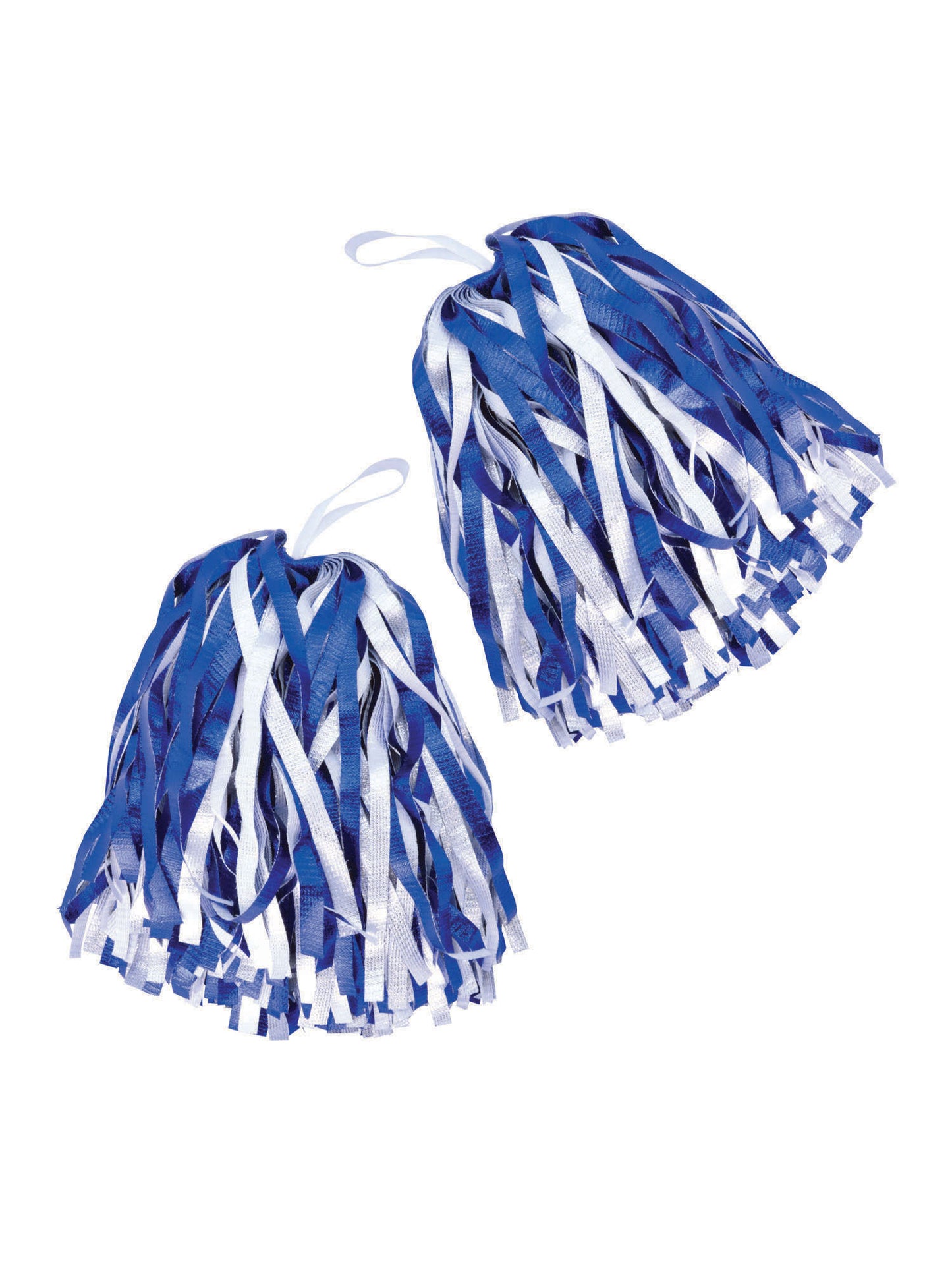 Rubies Rubies Pair of Pom Pom Blue/White Props