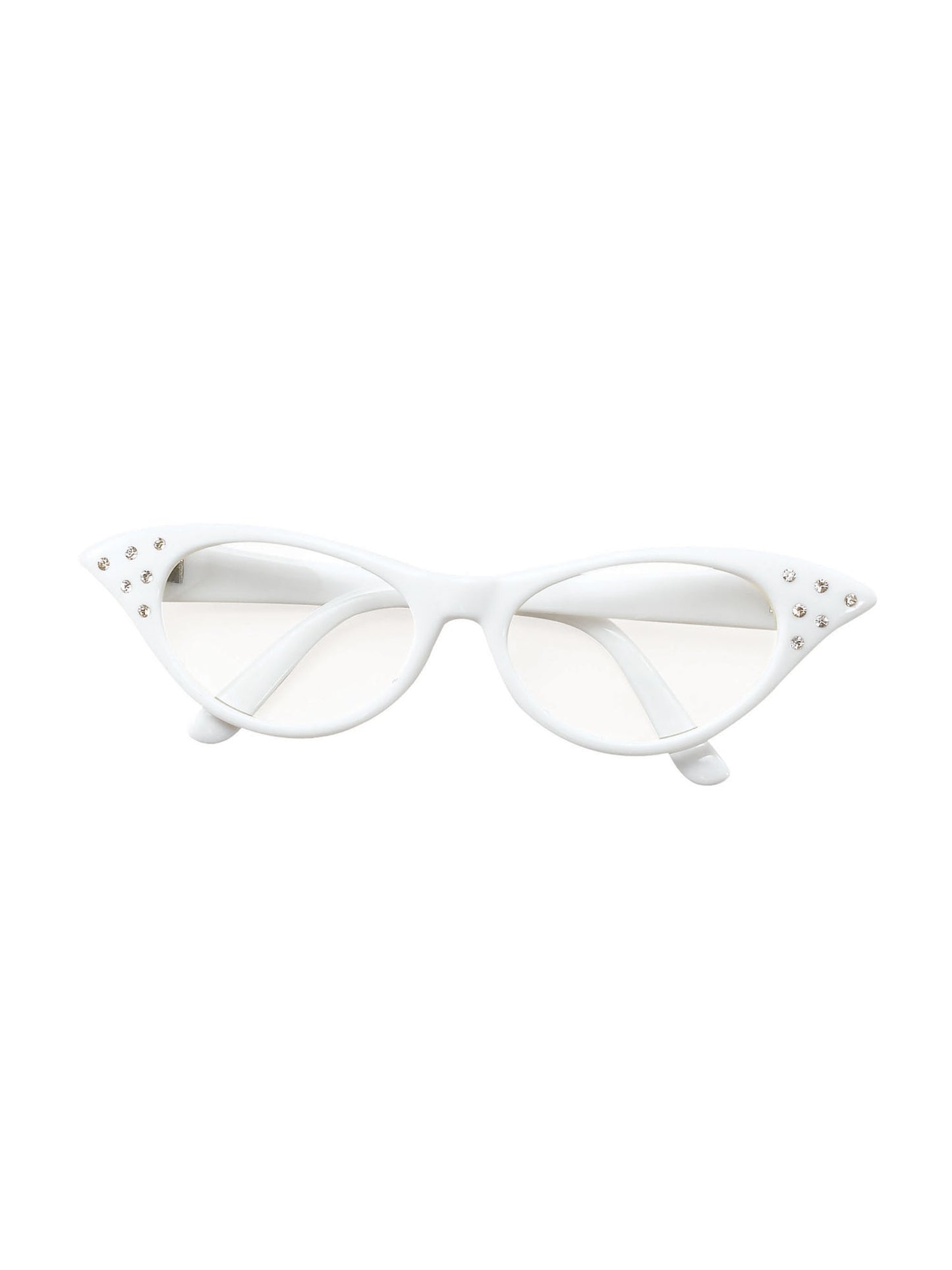 Rubies weisse 50er-Jahre-Brille für Damen