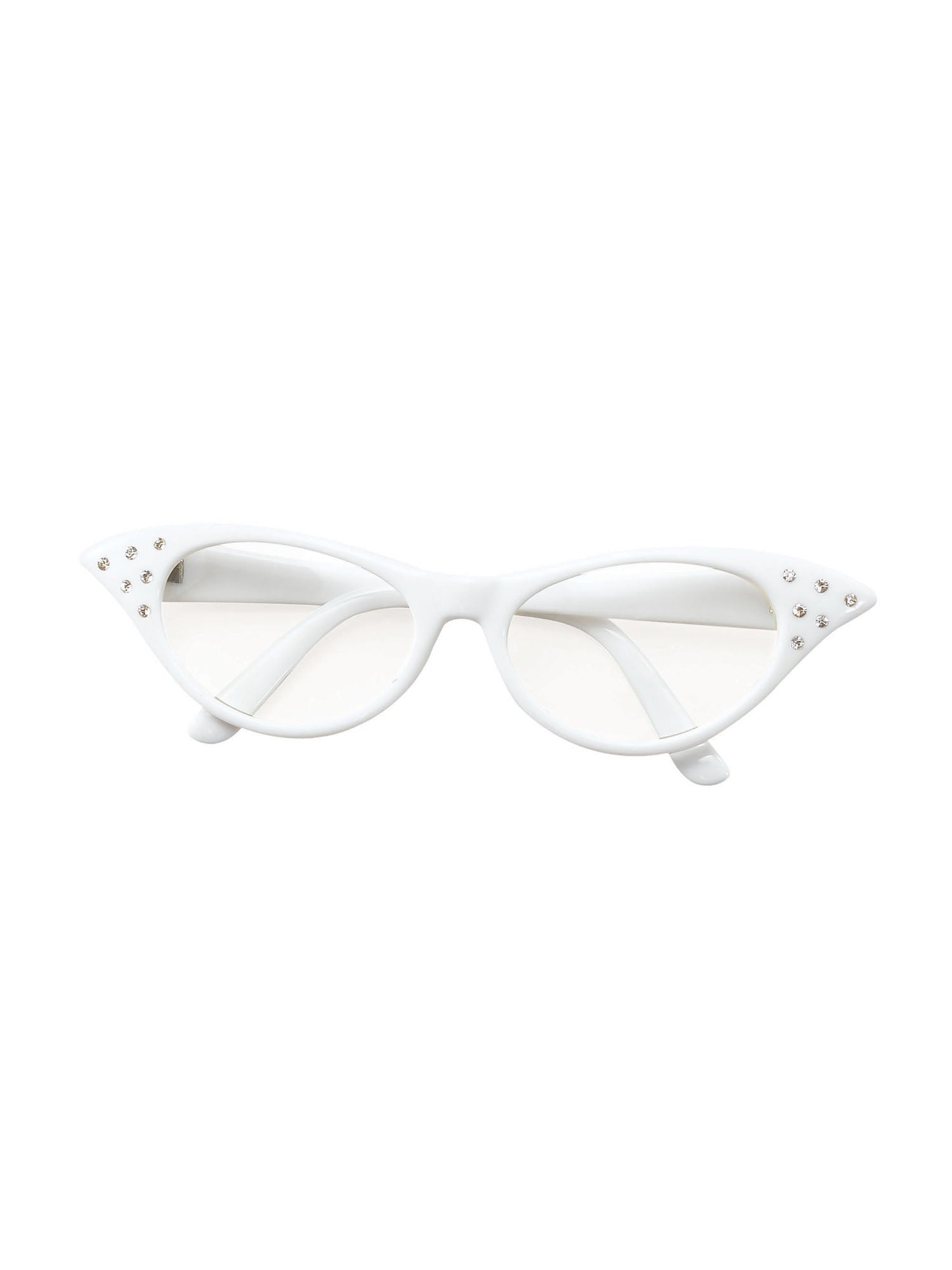 Rubies weisse 50er-Jahre-Brille für Damen