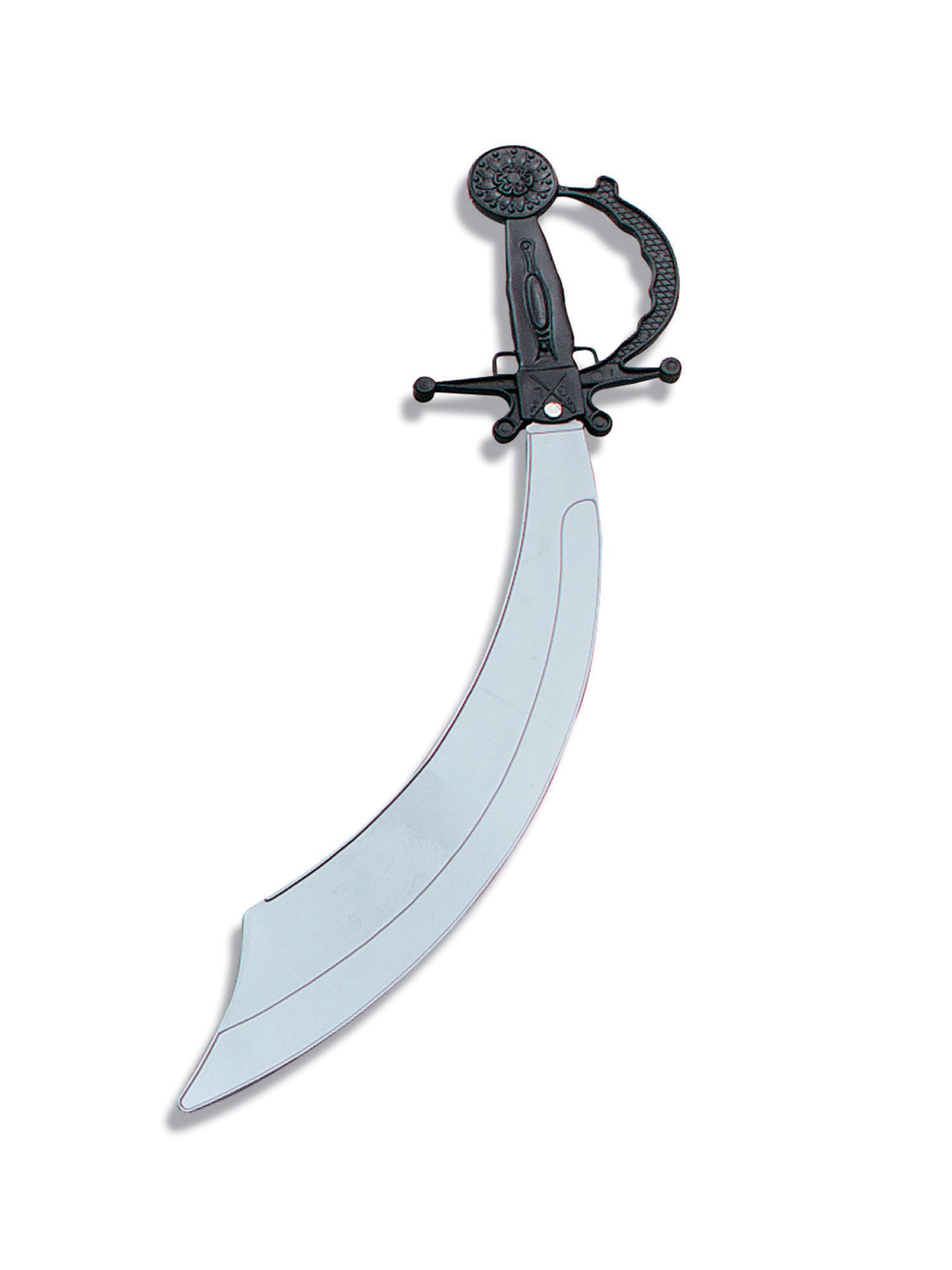Rubies Pirate Cutlass mit schwarz-grauer Klinge als Piratenkostüm-Zubehör