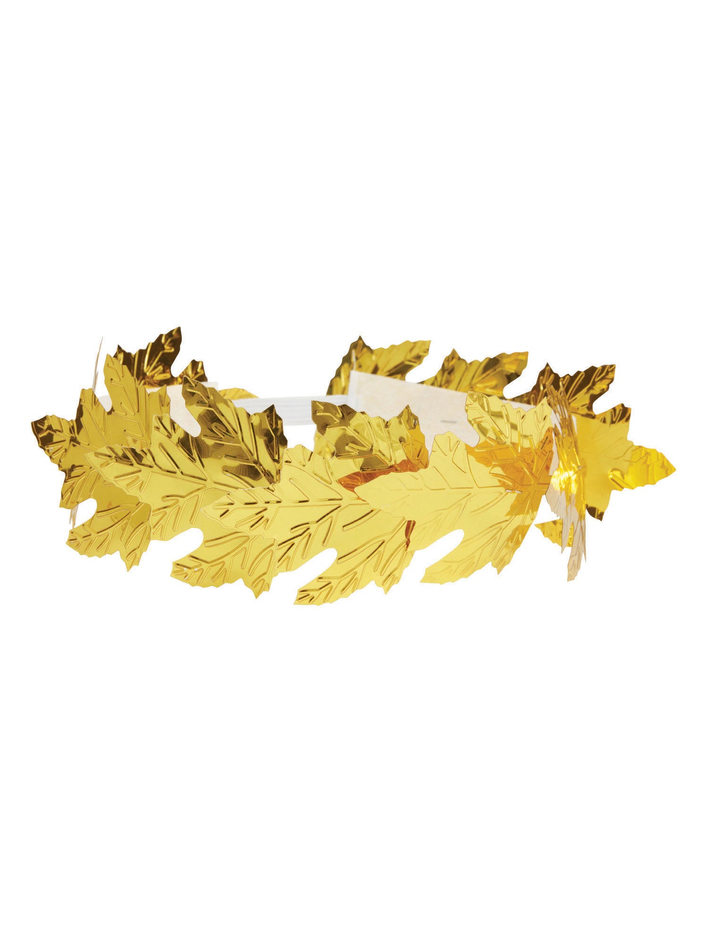 Rubies römischer Lorbeerkranz in Gold als Kostüm-Kopfschmuck