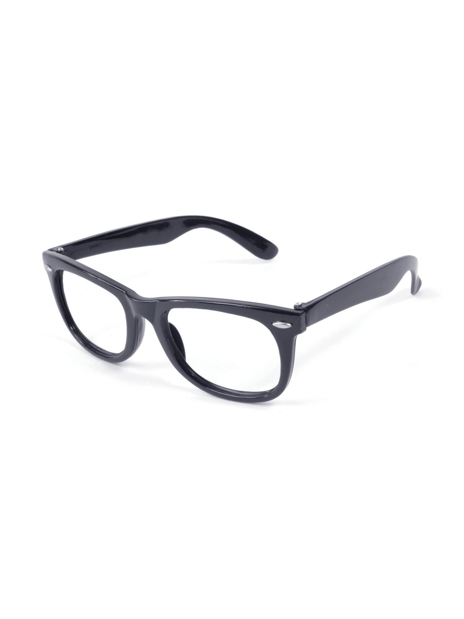 Rubies Black Frame Brille BA182 in Schwarz – Detailansicht