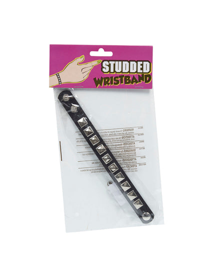 Rubies Studded Punk Wristband mit Nietenoptik – Seitenansicht